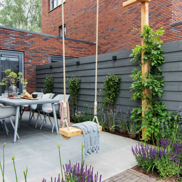 achtertuin ideeen schommel