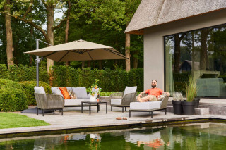 ancona nee arezzo loungeset met loungebed hartman v2