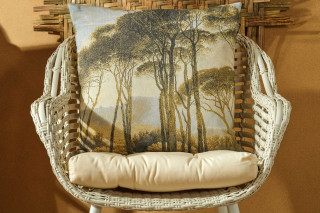 beige tuinkussen thema