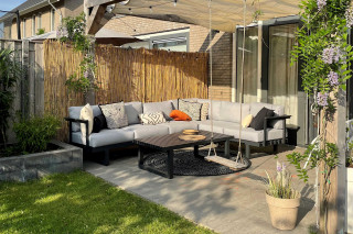 boho tuin overkapping