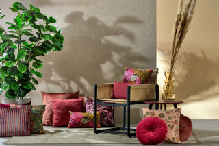 bordeaux rood tuinkussen thema