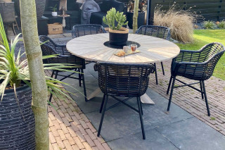 industriele tuin tafel