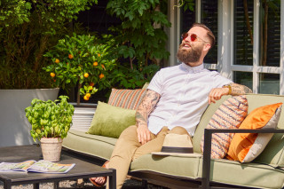 kussens loungeset groen