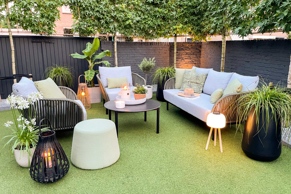 loungeset groen hartman 2