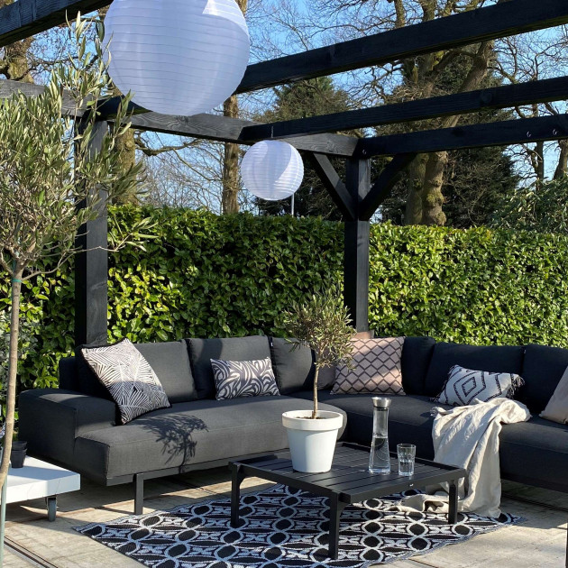 tuin met pergola