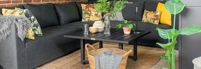 veranda zwart overkapping