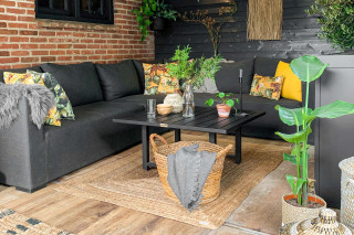veranda zwart overkapping